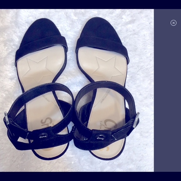 Sam Edelman black shoe block heel - Picture 4 of 7